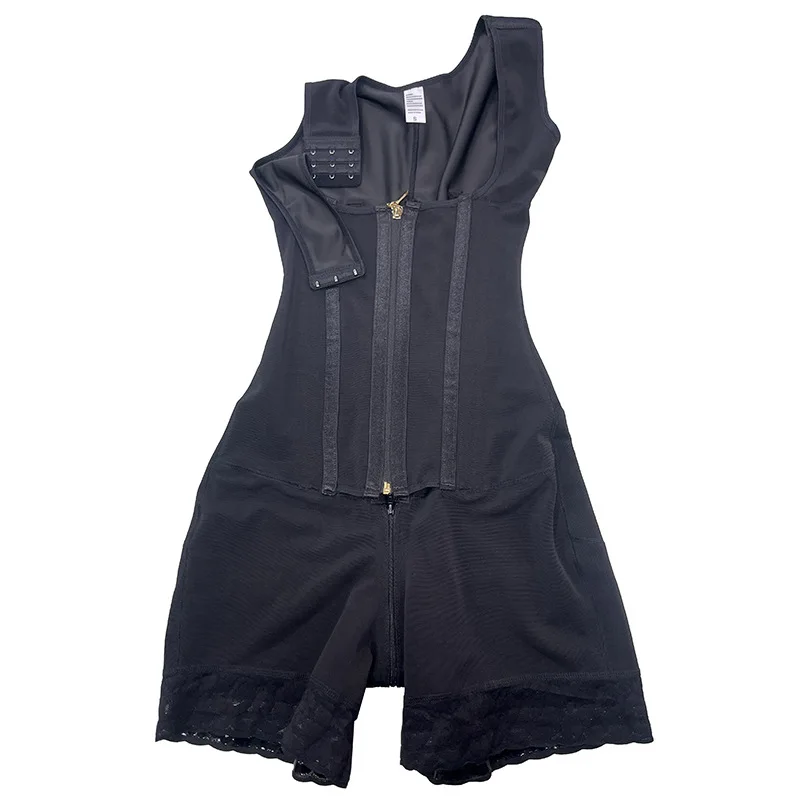 

Колготки-корсеты большого размера 13, усиленные двухслойные корректирующие живот, подтягивающие бедра, молния, открытая экипировка, цельное корректирующее белье