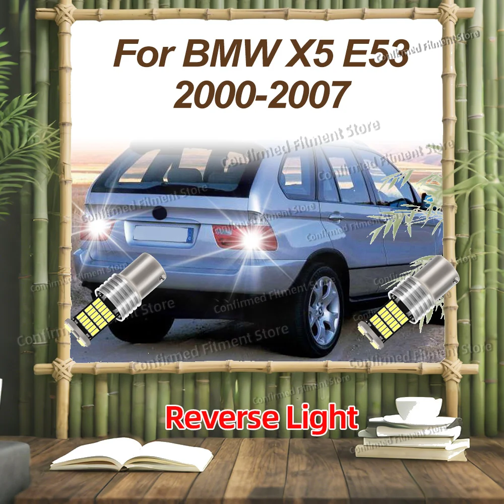 

6000K LED 1156 Bulb Canbus Backup Reverse Car Lights Plug and Play For BMW X5 E53 2000 2001 2002 2003 2004 2005 2006 2007