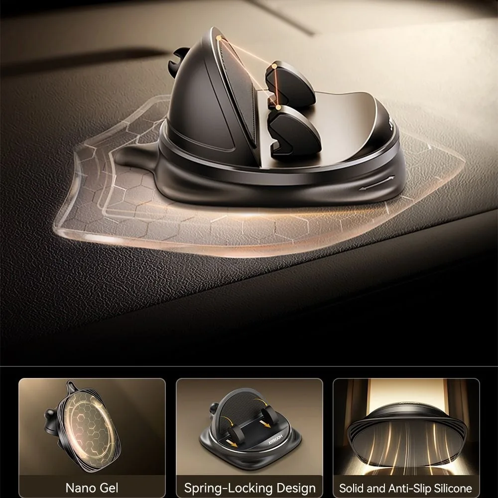 Universal Dashboard Car Phone Holder Silicone Anti-slip Car Phone Holder One-Handed Operation Central Control