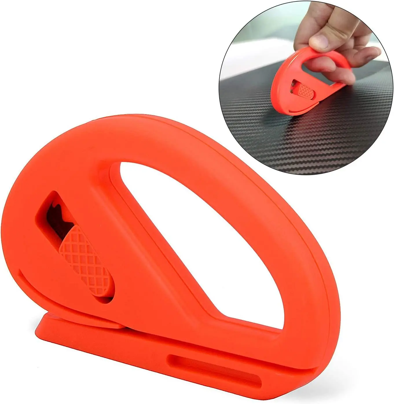 Paper Cutter Curved Film Cutter Hidden Blade Gift Wrapping Paper Trimmer Kraft Craft Paper Roll Sliding Line Cut Trimmer