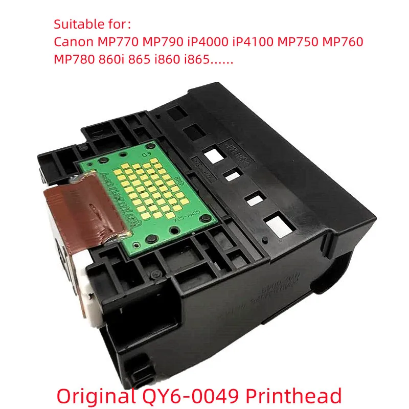 Original QY6-0049 Printhead หัวพิมพ์สำหรับ Canon IP4000 IP4100 860i 865 I860 I865 MP750 MP760 MP780 MP770 MP790เครื่องพิมพ์หัว