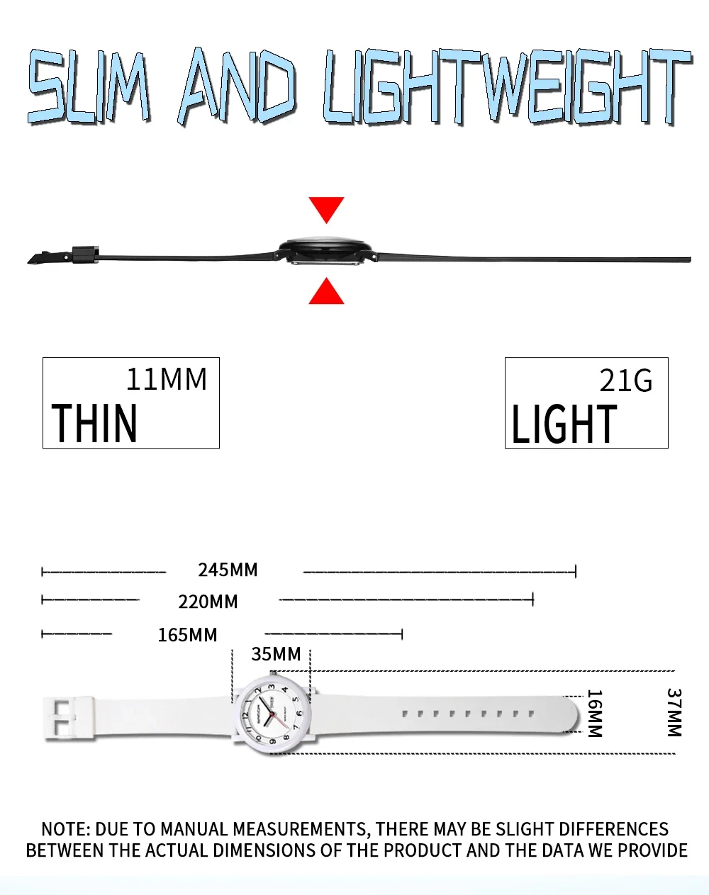 2024 Fashion Sanda Brand New Orologi al quarzo per studenti per bambini con doppio display del calendario Impermeabile semplice e alla moda 3255