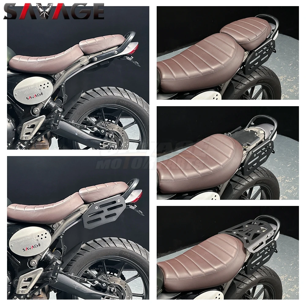 

Saddlebag Luggage Rack Mount Bracket For Speed T4 400 Scrambler 400X 2024-2026 Motorcycle Parts Rear Luggage Carrier Rack