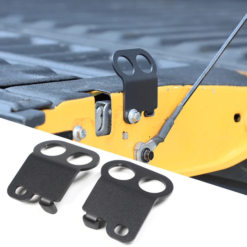

For Ford Ranger 2023-2025 Carbon Steel Car Tailgate Tie Double Hole Down Anchor Bed Cleat Hook Cargo Bolt Accessories