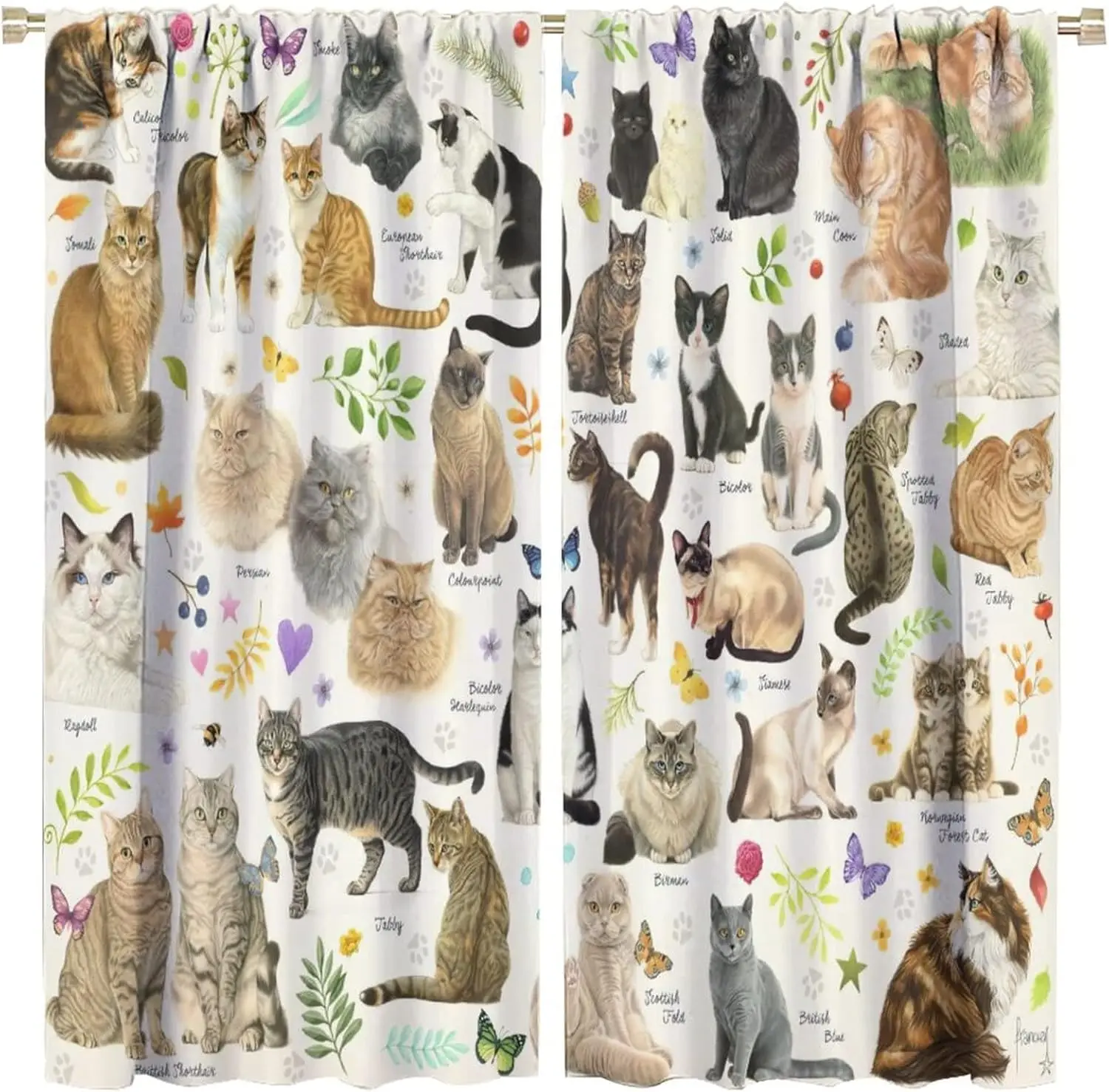Cats Window Curtain…