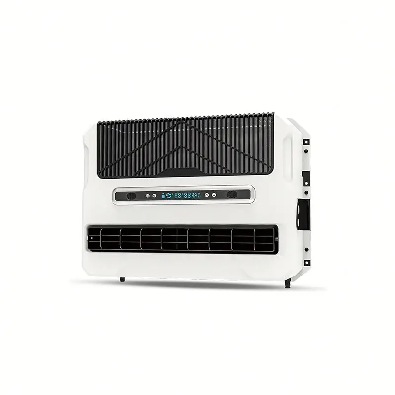 24V Electric AC Mounted Parking Air Conditioning Unit 12V/24V Auto Conditioner for Truck RV Parking AC Unit