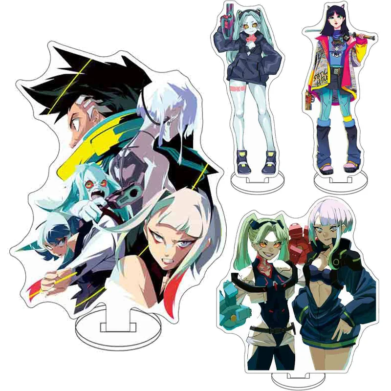 16CM Anime ‌ Cyberpunk: Edgerunners Spielfigur ‌ David Martinez ‌   Lucy ‌ ‌ Maine Rebecca Dorio Acrylständer Cosplay-Ornamente Geschenke