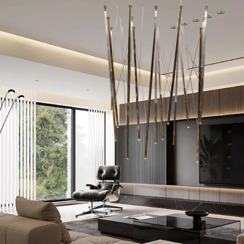 

Italian minimalist dining room pendant light designer modern minimalist living room staircase bedroom bedside pendant light