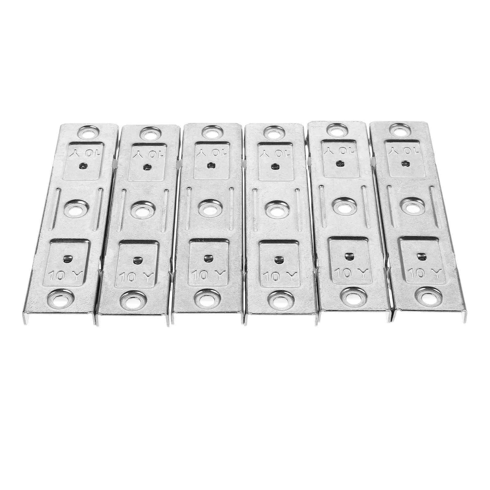 

6pcs Stainless Steel Curtain Track Codes for Bay Window Rods Bendable Connector Ceiling Rail Tracks Material