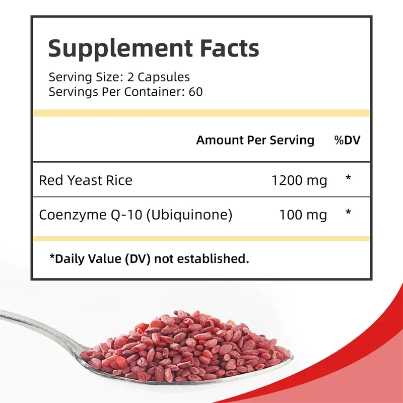 Red Yeast Rice And Coq10 - Supports Heart And Brain , Boosts Immunity