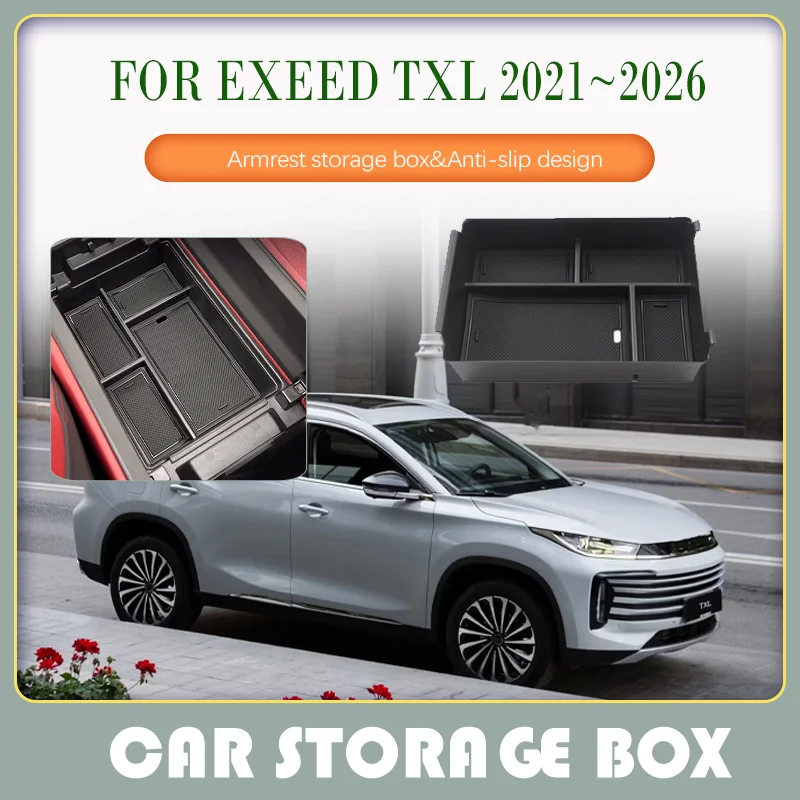 

Car Storage Box For Chery Exeed TX TXL Sterra ET5 M31T 2021 2022 2023 2024 2025 2026 Anti-dirty Covers Armrest Boxes Accessories