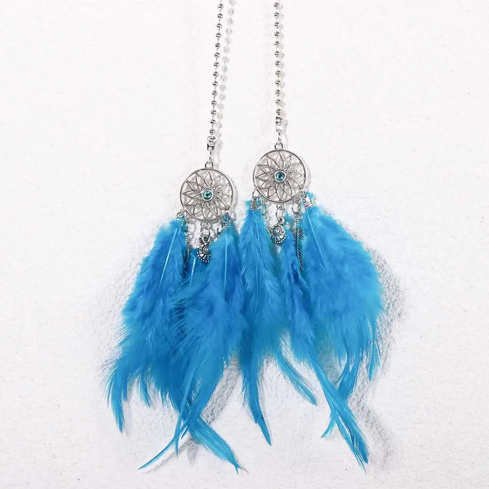 Adornment Decoration Home Rearview Mirror Wall Hanging Car Ornament Dreamcatcher Car Pendant Dream Catcher Wind Chimes Feather
