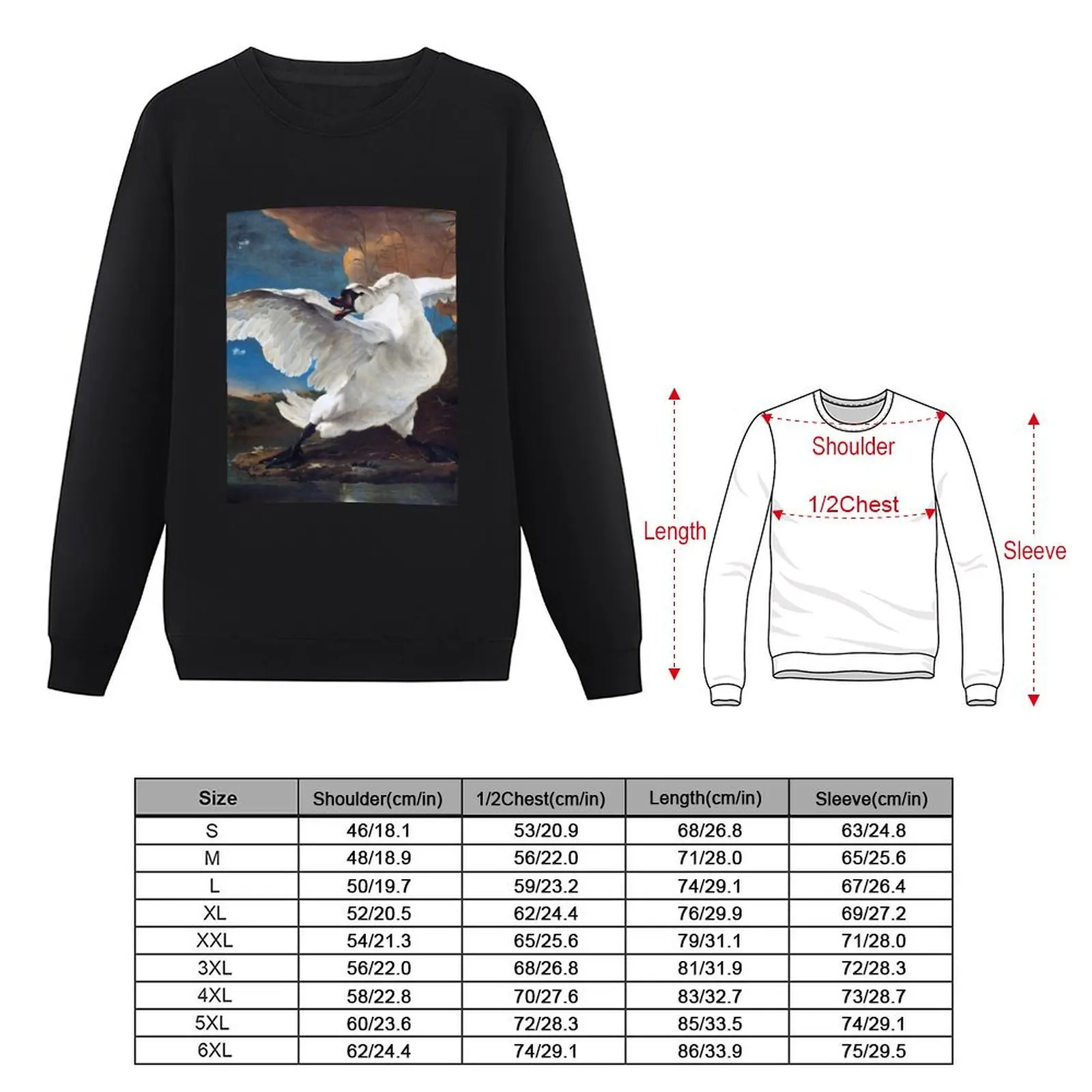 بلوفر The Threatened Swan ملابس رياضية للرجال ملابس رجالية على الطراز الكوري بلوزات رجالية #4