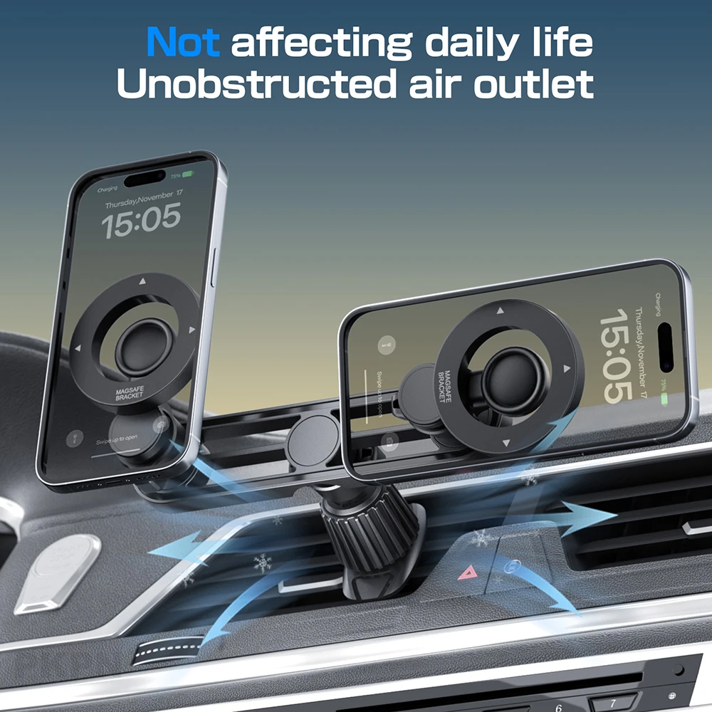 Çift Manyetik Araç Telefon Tut - Magnetic Phone Holder For Car Vent incelemesi ve fiyatı
