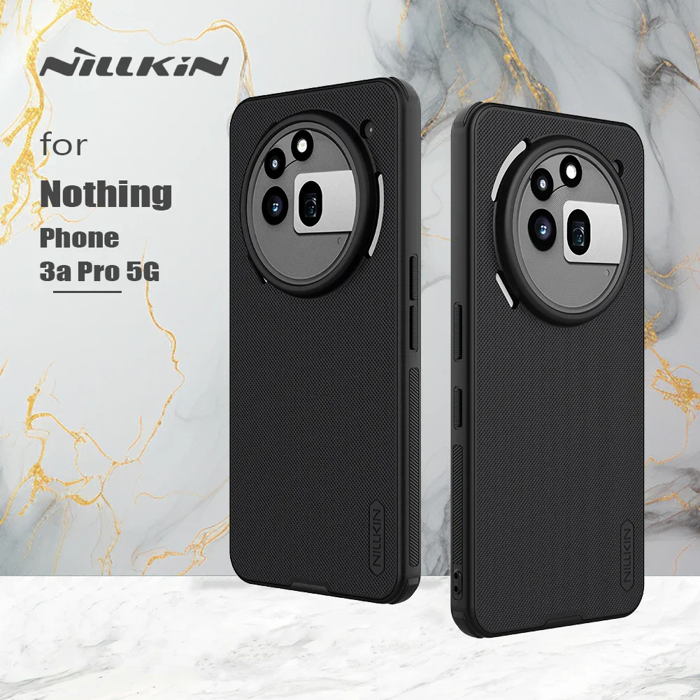 

For Nothing Phone 3a Pro 5G Nillkin Case Super Frosted Shield Pro Hard PC Ultra-Thin Soft Matte Back Cover 360 Protection Cases