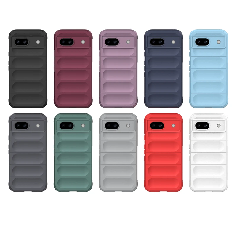 For Google Pixel 8A Case Cover Pixel 8A 7 8 9 Pro XL 6A 7A Capas Shockproof Back Soft TPU Lens Protective Fundas Google Pixel 8A