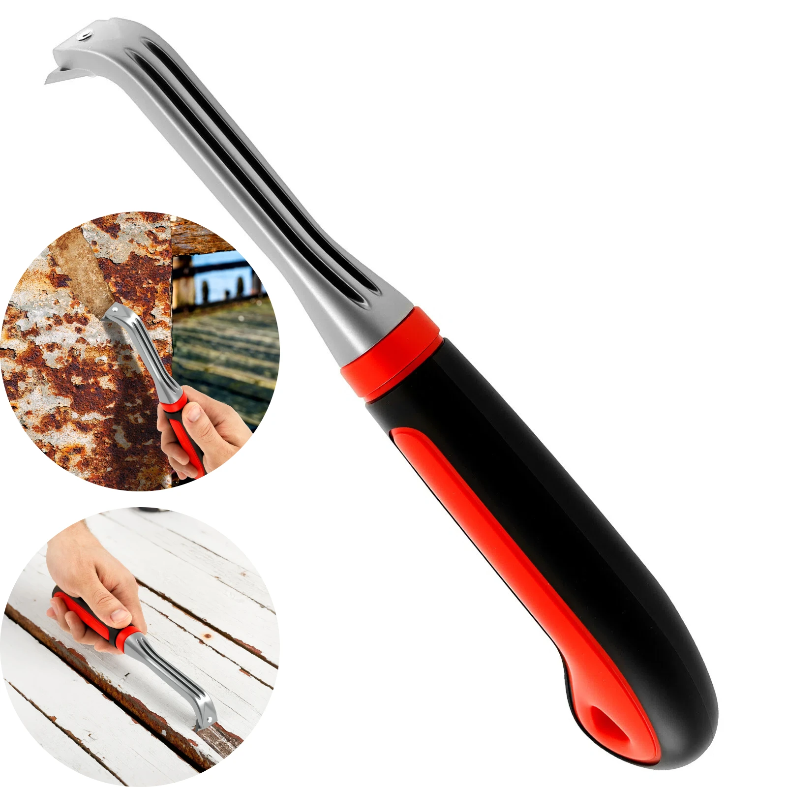 

Triangle scraper tool 1-inch paint scraper heavy-duty hard alloy tool multi-purpose paint removal woodworking tool