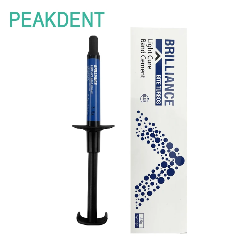 

Стоматологический светоотверждаемый цементный клей, используемый в качестве ортодонтического костного цемента, стоматологический материал для металлических полосок и зубной окклюзионной турбины