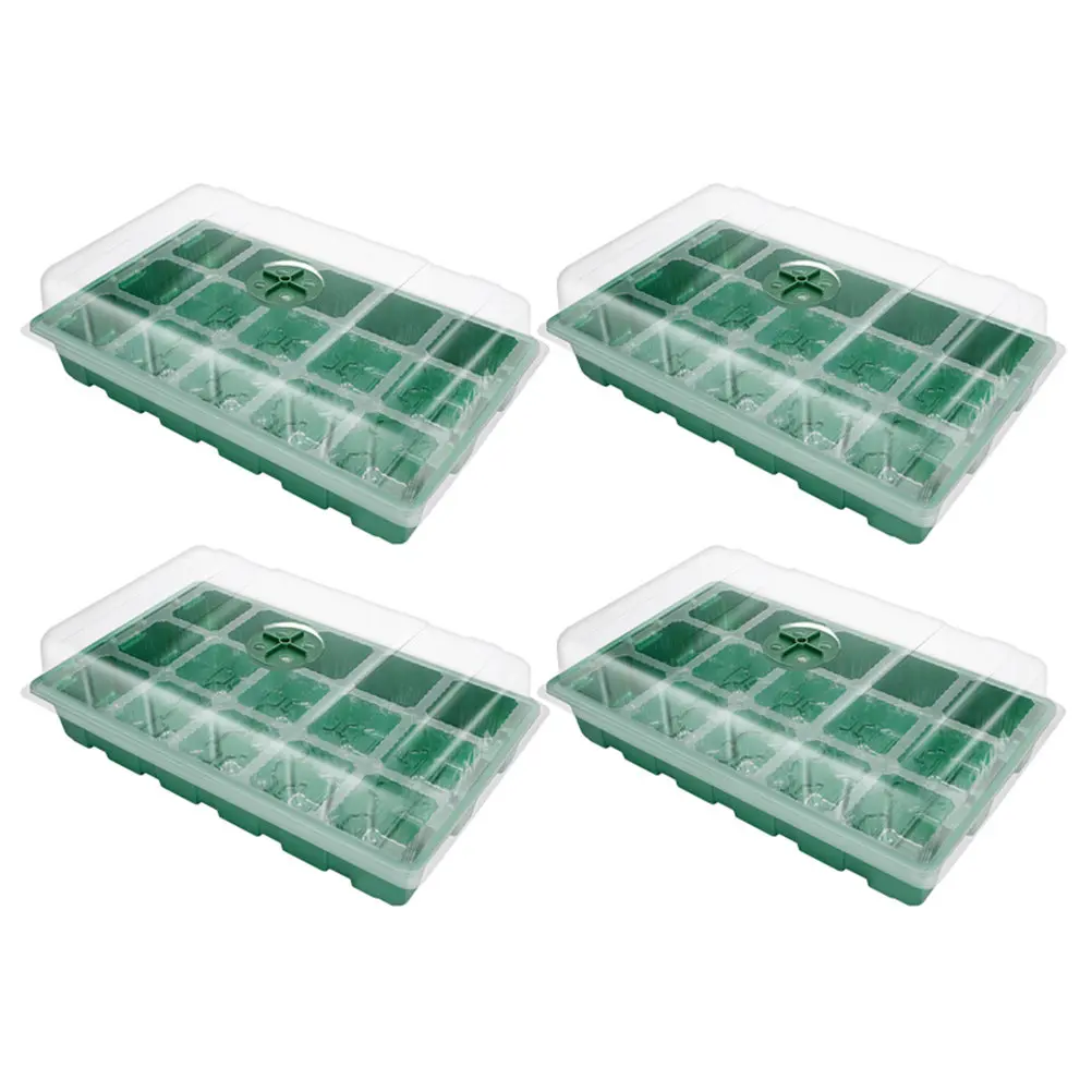 

Набор пластиковых дышащих лотков для рассады с отверстиями для выращивания томатов, огурцов, дынь, тыкв