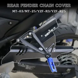 For YAMAHA YZFR3 YZFR25 MT-03 MT-25 YZF-R3 YZF-R25 R3 R25 Motorcycle Rear Fender Mudguard Wheel Hugger Splash Guard CNC Bracket