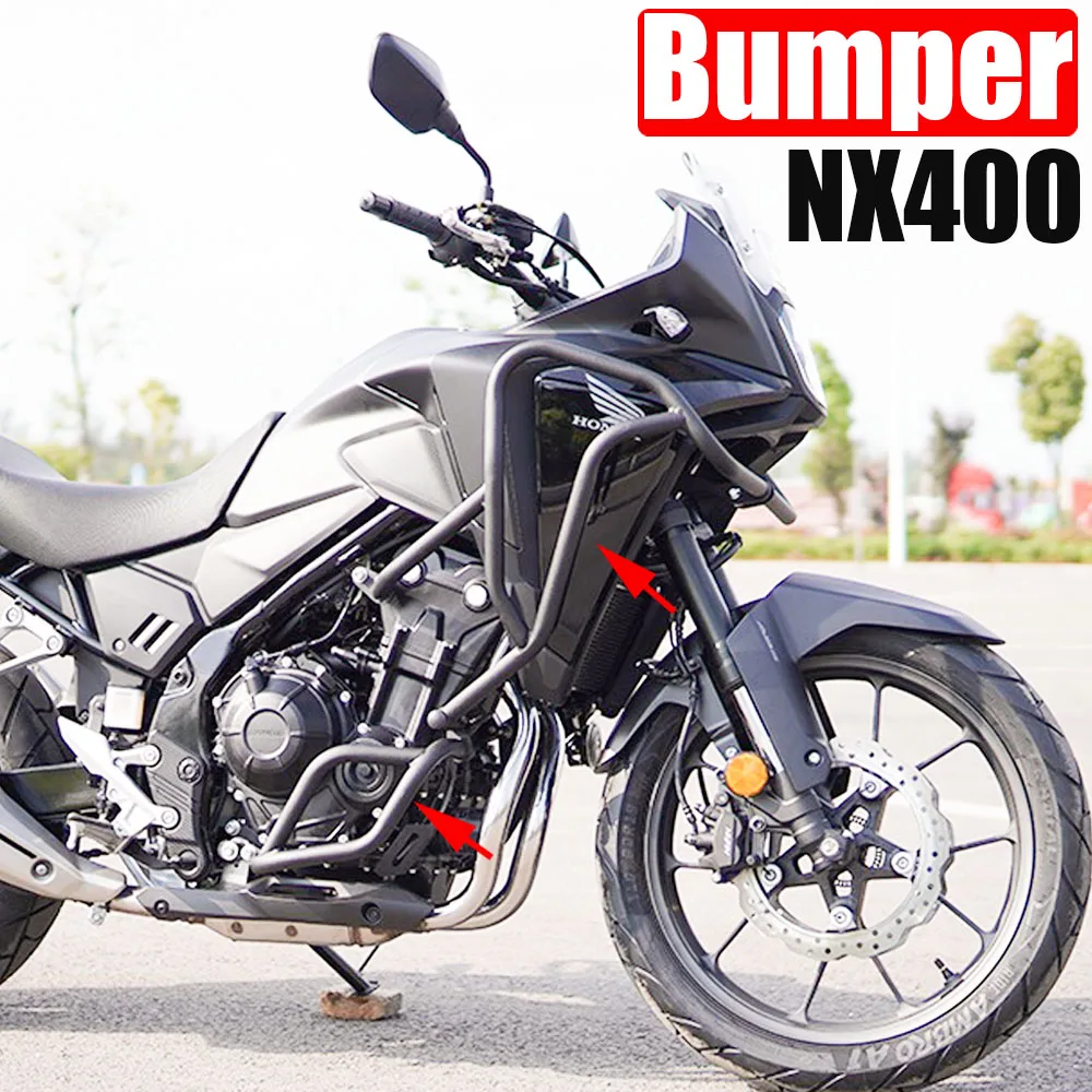 

For Honda NX 400 2023- Anti-Crash Bar Engine Guard Highway Crash Bars Frame Bumper NX400 Accessories Falling Protection Bar Kits