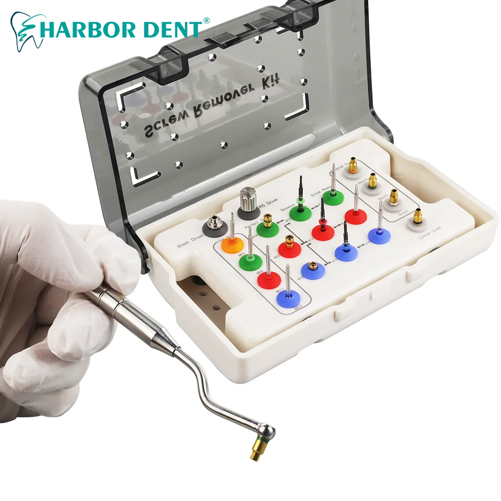 

Dental Implant Tool Screw Remover Kit Drill Guide Extraction Sit Broken Fixture Surgical Instrument Dentistry Tools