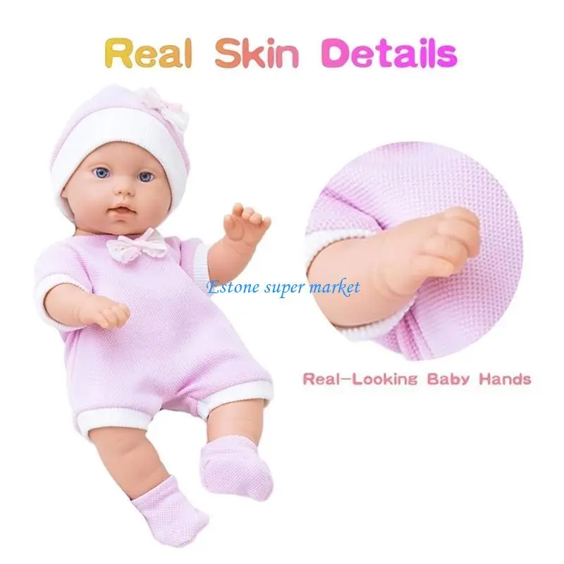 

090B Кукла-реборн, мягкая кукла с одеждой, детская игрушка для родителей