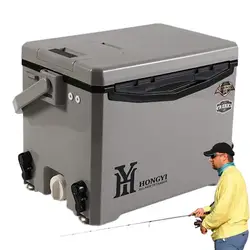 Portable Ultra-Light Ice Chest Cooler Travel Cooler Beverages Picnics Barbecues Boats Keeps for Outdoor Fishing Accessories