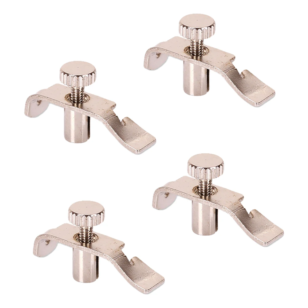 

4pcs Stainless Steel Erhu Adjustable String Parts Durable Accurate Replacement Accessories For Erhu Tuning Silver