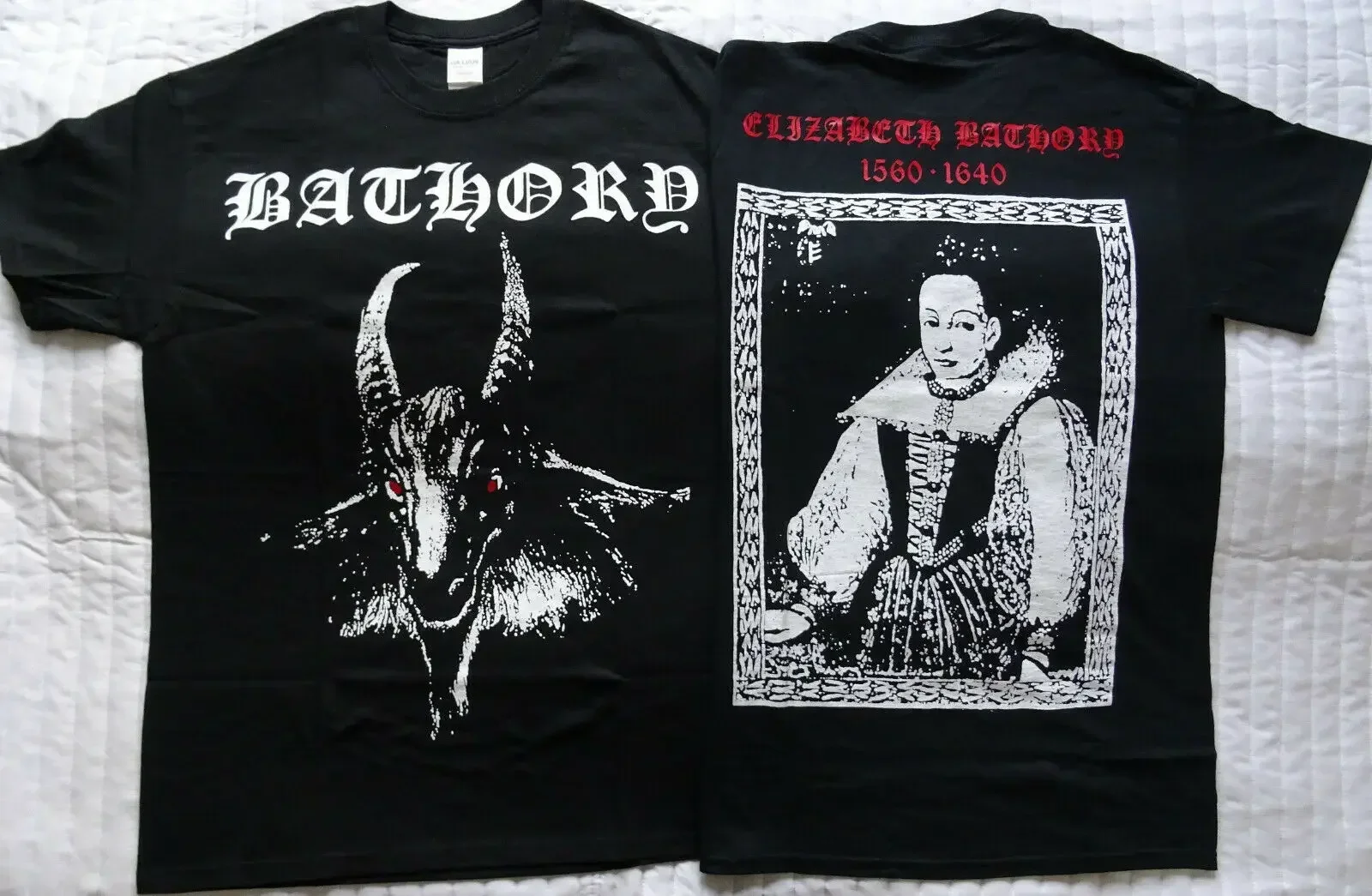Bathory GOAT BATHORY Camiseta oficial LEGEND OF BLACK METAL Quorthon Set TODOS OS TAMANHOS