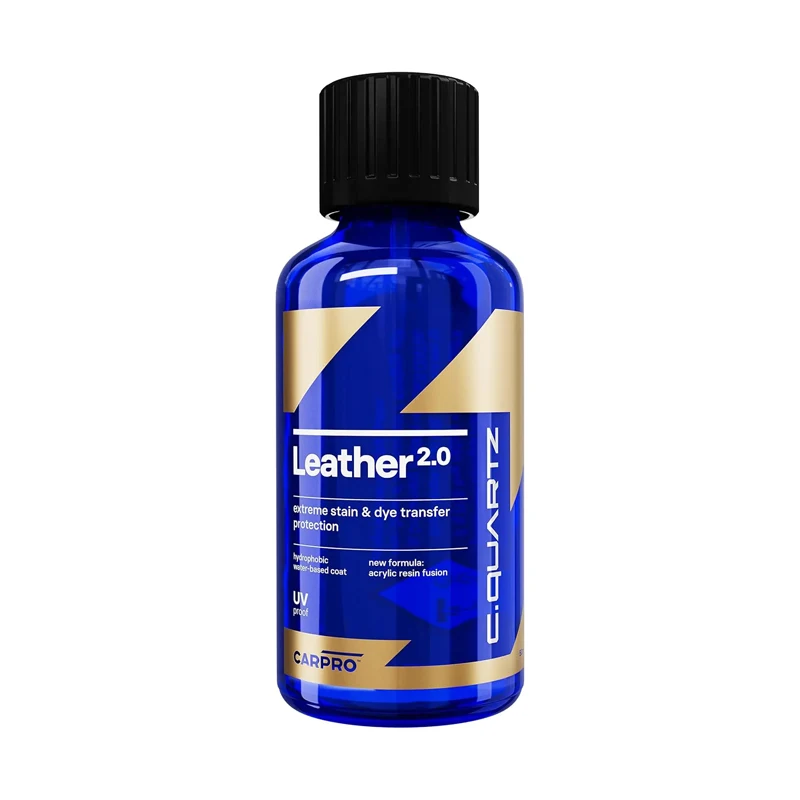 

For CARPRO CQUARTZ Leather 2.0 Hydrophobic Oil Phobic Safe on Car Leather Resistance To UV Denim Dye Coloring Abrasion Stains