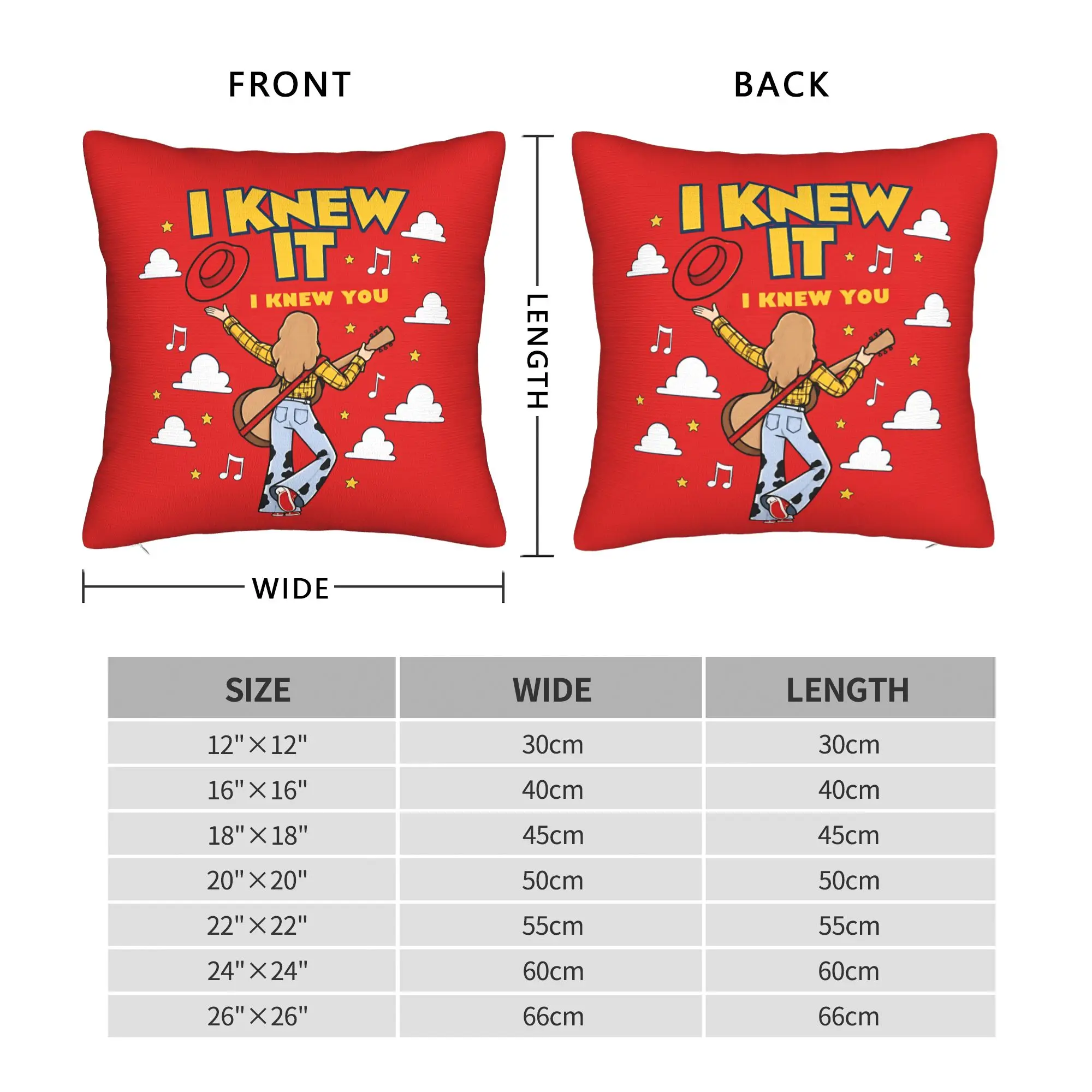 Western Cowgirl I Knew It I Knew You Pillowcase Cushion Cover Decoration TS5  Throw Pillow Case Cover Home Zippered