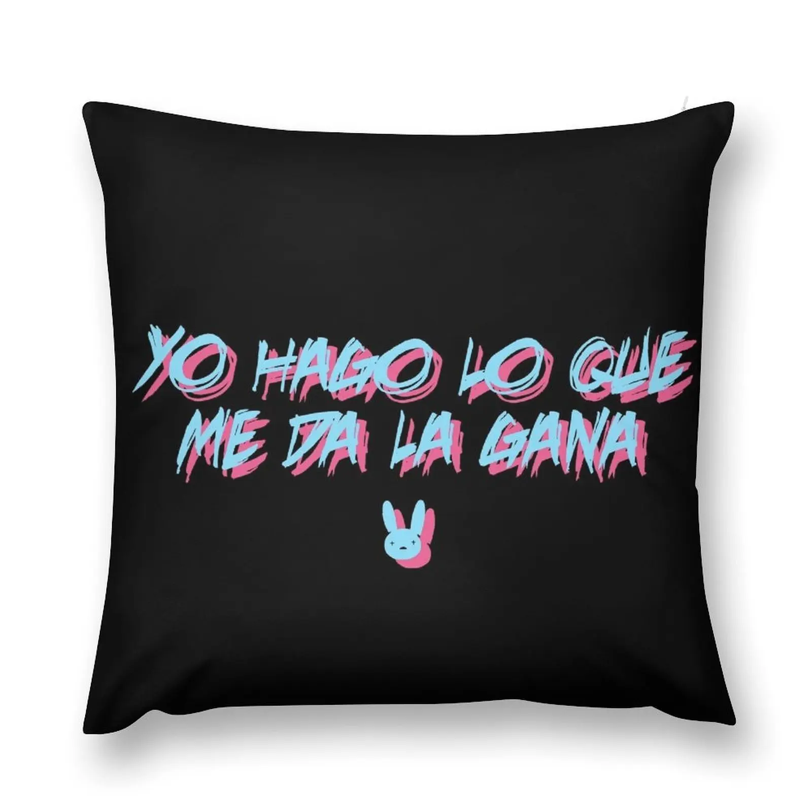 

Bad Bunny Throw Pillow Pillows Aesthetic Decorative pillowcase pillow