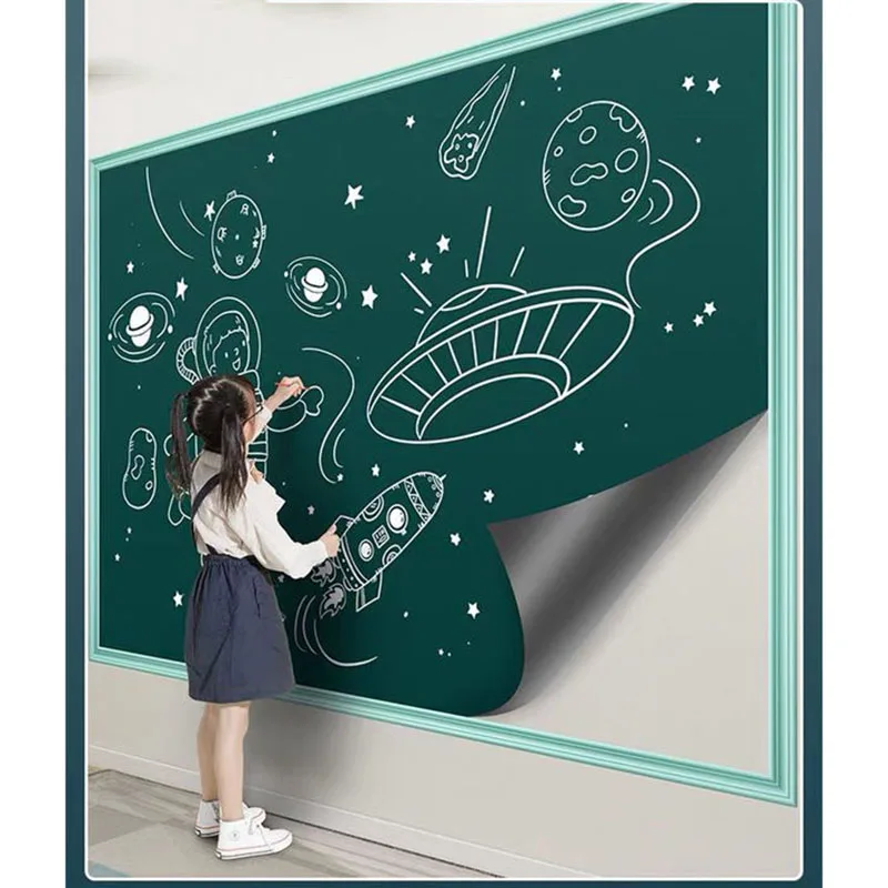 Self Adhesive Blackboard Wall Sticker, Blackboard Display Board, Children\'s Graffiti Painting Sticker, Hanging Wordpad