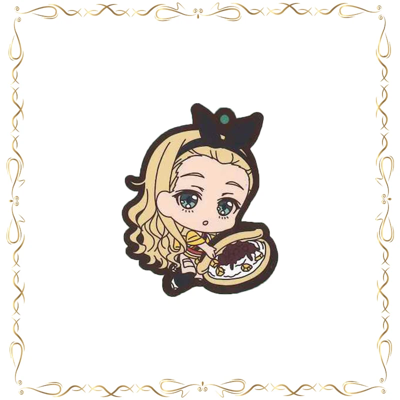 

Kurumi резиновая коллекция аниме-фигурок кулон Gashapon на память фигурку модель игрушки