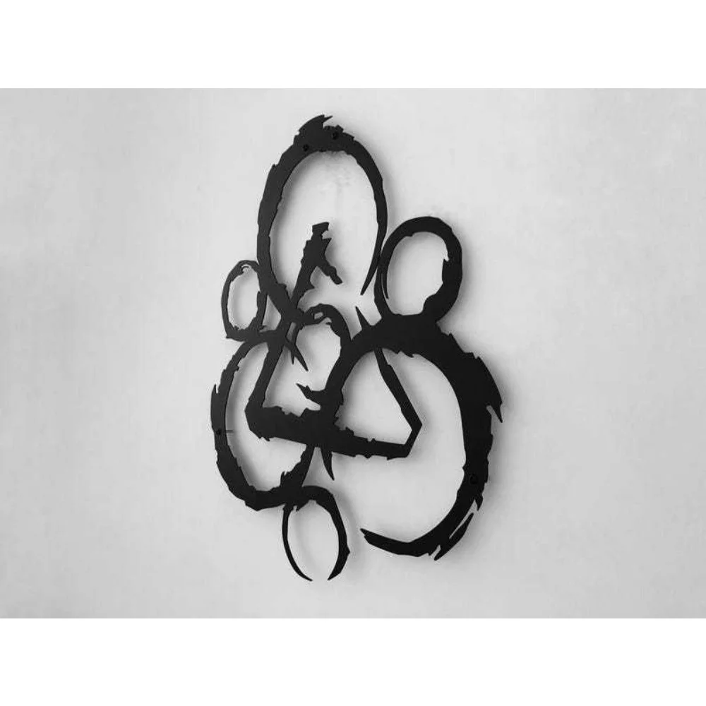 

1pc Abstract Music Metal Wall Art, Iron Wall Decor, Studio Room Hanging Music Theme