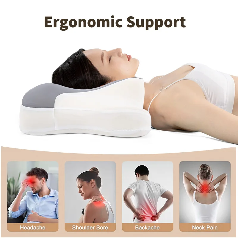 Новая подушка для шеи с нулевым давлением, дышащая подушка из пены с эффектом памяти с медленным отскоком, модная трендовая подушка для сна в форме бабочки