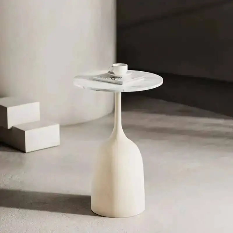 

Glam Minimalist Tables Coffee Round Space Luxury Saving Aesthetic Side Table Unique Premium Mesa De Centro De Sala Furniture