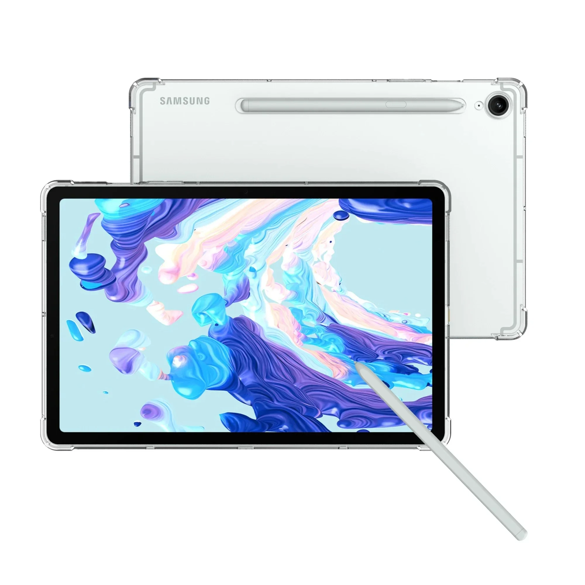 TPU Soft Back Case For Samsung Galaxy Tab A8 10.5 X200 A7 T500 Lite t220 T290 S8 X700 S7 T870 S6Lite A9 X110 A9+ X210 S10 S11