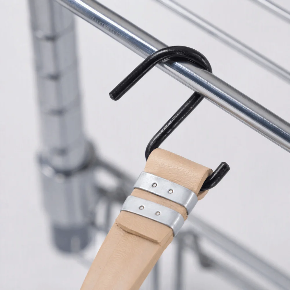 Durable 2.4cm Wide Flat Bungee Cord 4.6mm Thick 2.5M Length Elastic Strap with Hook Heavy Duty Tie Down Strap For Moving