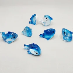 3/6pcs Mini Resin Shark Miniatures, Sea Animal Figurines Fairy Garden Ornament, Micro Landscape DIY Craft Decoration
