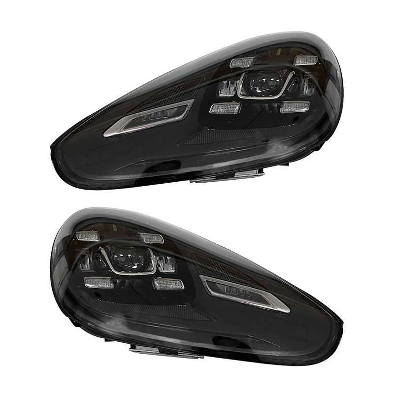 ل-بورش كايين 2015 2016 2017 التوصيل والتشغيل المصباح ترقية عالية تكوين LED رئيس ضوء رئيس مصباح المصابيح الأمامية #3