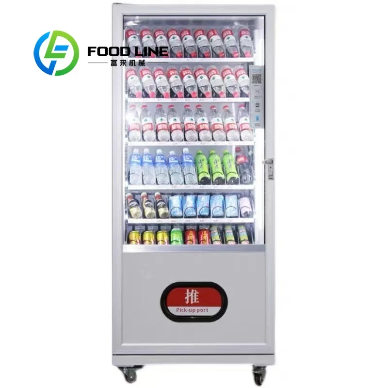 

Fully Automatic Smart Snack & Beverage Vending Machine 60 Slots with QR Code Cabinet & Self-Service Equipment SDK Function