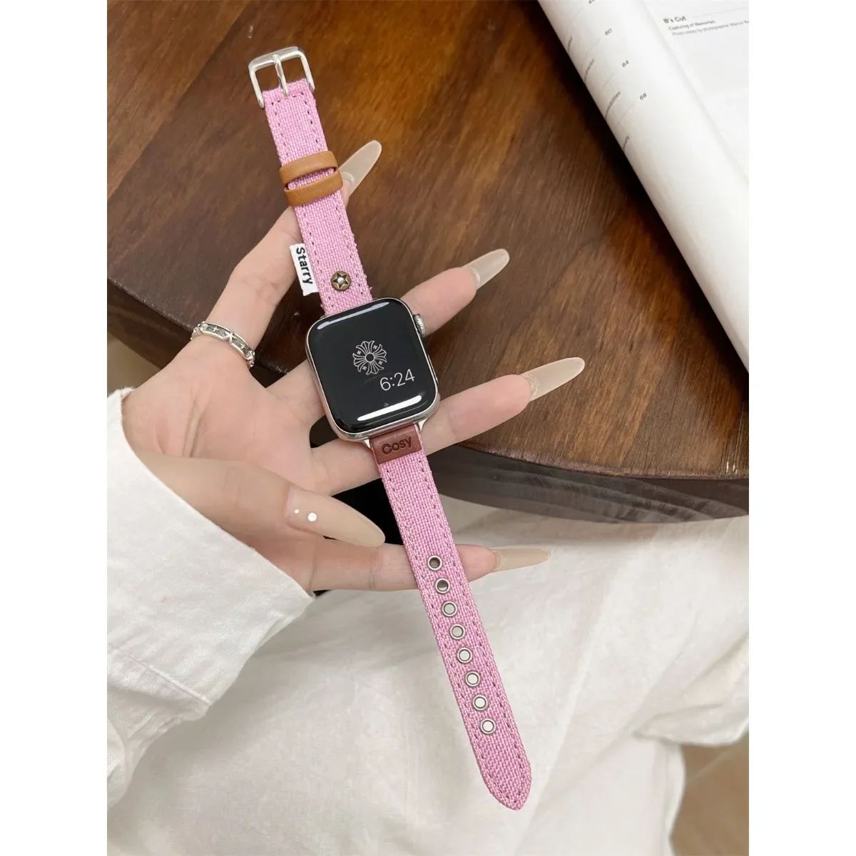 Watch Band For iWatch 42/44/45/46/49mm 38/40/41mm PU Leather Fashion Watch Strap For Watch Series Ultra2 Series 10/9/8/7/6/5/4/3/2/1_voghion.com