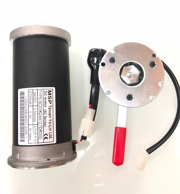 M #2270-4700(B)+ BR32 motor 270W 4700rpm, including a brake 3 nm 2dx055001tsc63k244727dr000 mobile scooter.