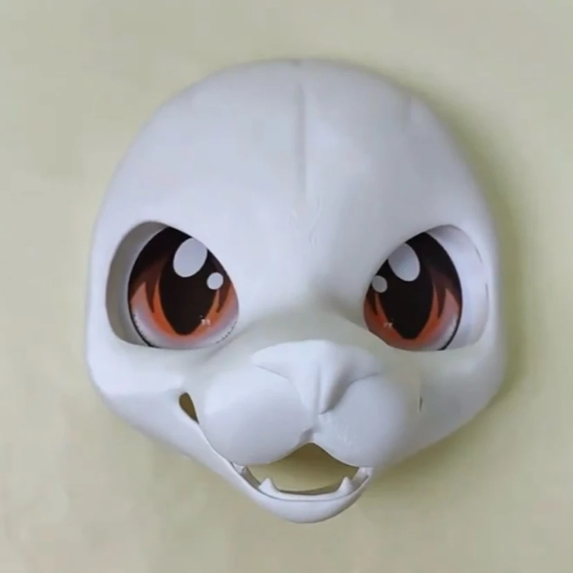 Original 3D Printed American Style Base Mask Animal Skull Cute/fierce Eyed Fox Animal Skull DIY Accessories
