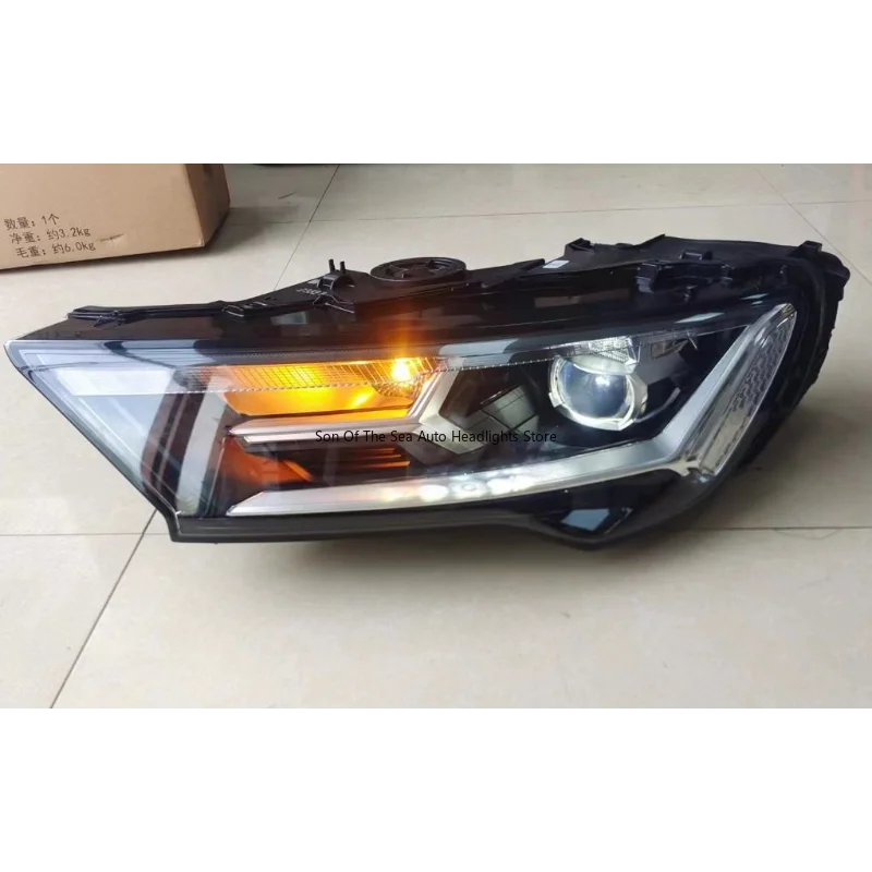 نظام إضاءة السيارات لأودي 2022 سنة 4M 0941011 G/4M 0941012 G Q7 المصابيح الأمامية LED مجموعة المصابيح الأمامية #4