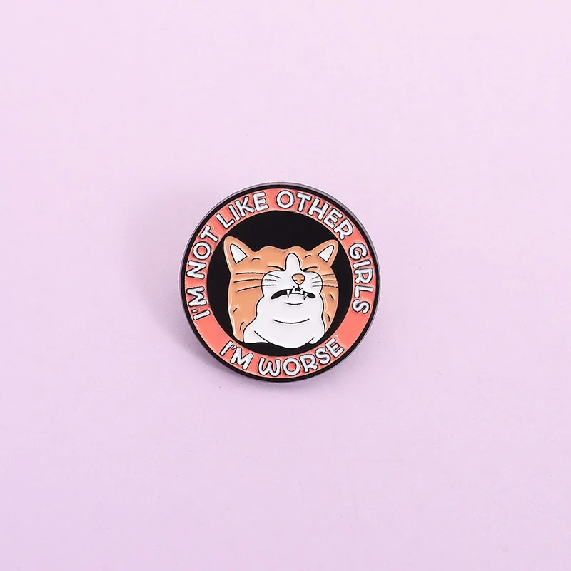 الكرتون أنيمي لطيف القط المينا دبابيس الرجال النساء الملابس دبابيس التلبيب شارات معدنية مضحك المجوهرات بالجملة هدية للأصدقاء #2