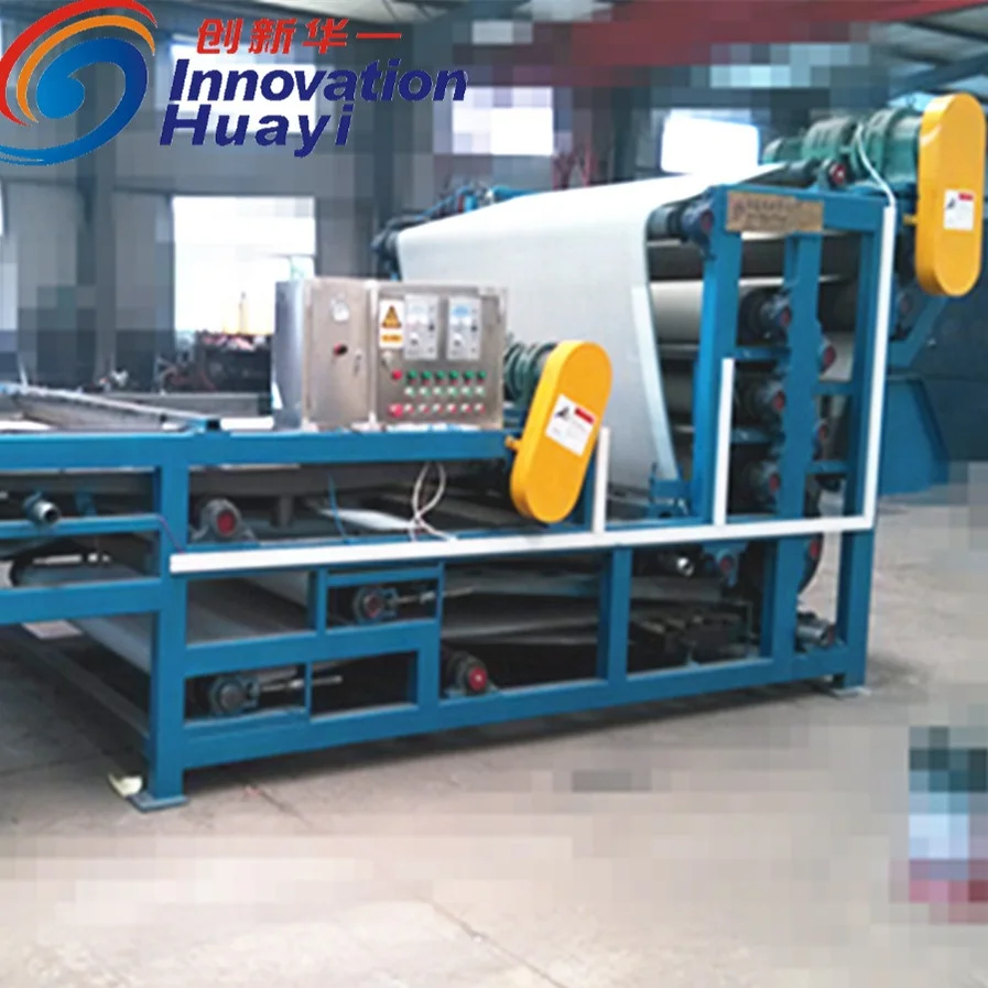 Macchina per la pressa per fanghi con filtro a cinghia Ss304 ad alta efficienza per il trattamento dei fanghi