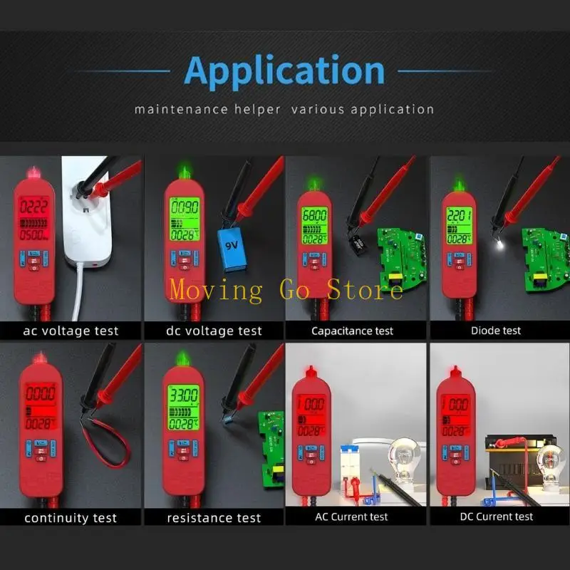 

B5XD USB -заряд Automatic Tester Digital Pen для измерения напряжения сопротивления аккумулятора